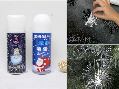 Bình xịt tuyết lên kính không tan 